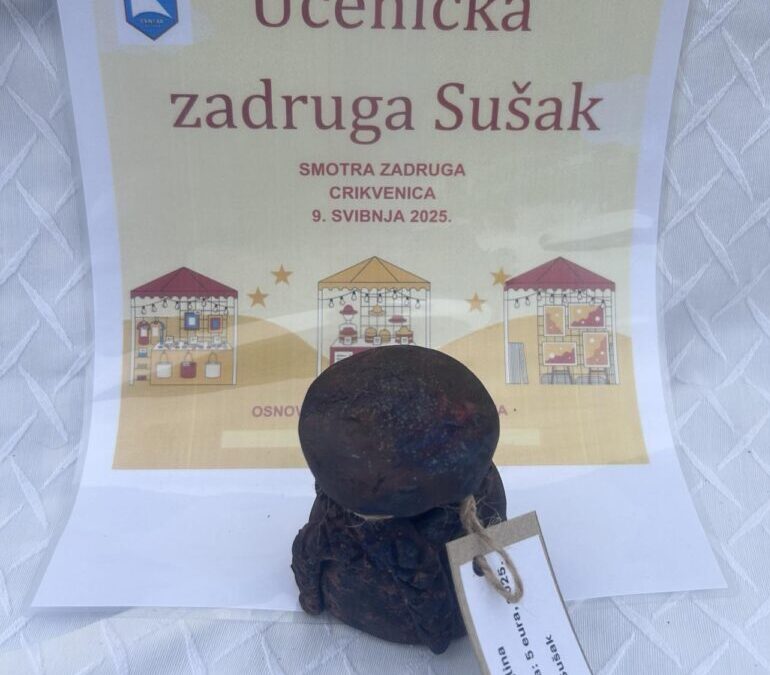 Učenička zadruga Sušak na 24. smotri UZ Primorsko-goranske županije