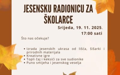 Jesenska radionica za školarce