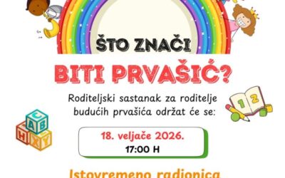 Što znači biti prvašić?