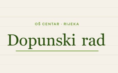 Obavijest o početku dopunskog rada