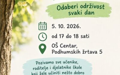 Male odluke za zeleniju budućnost – Odaberi održivost svaki dan