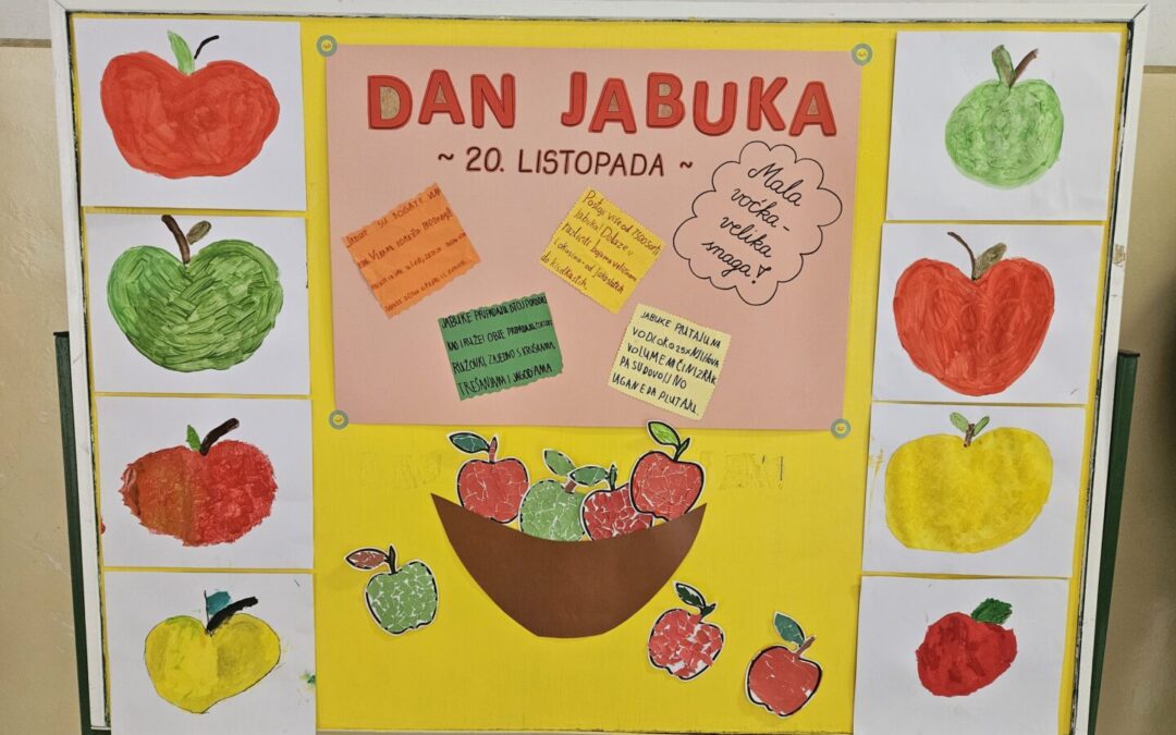 U OŠ Centar obilježen Svjetski dan jabuka